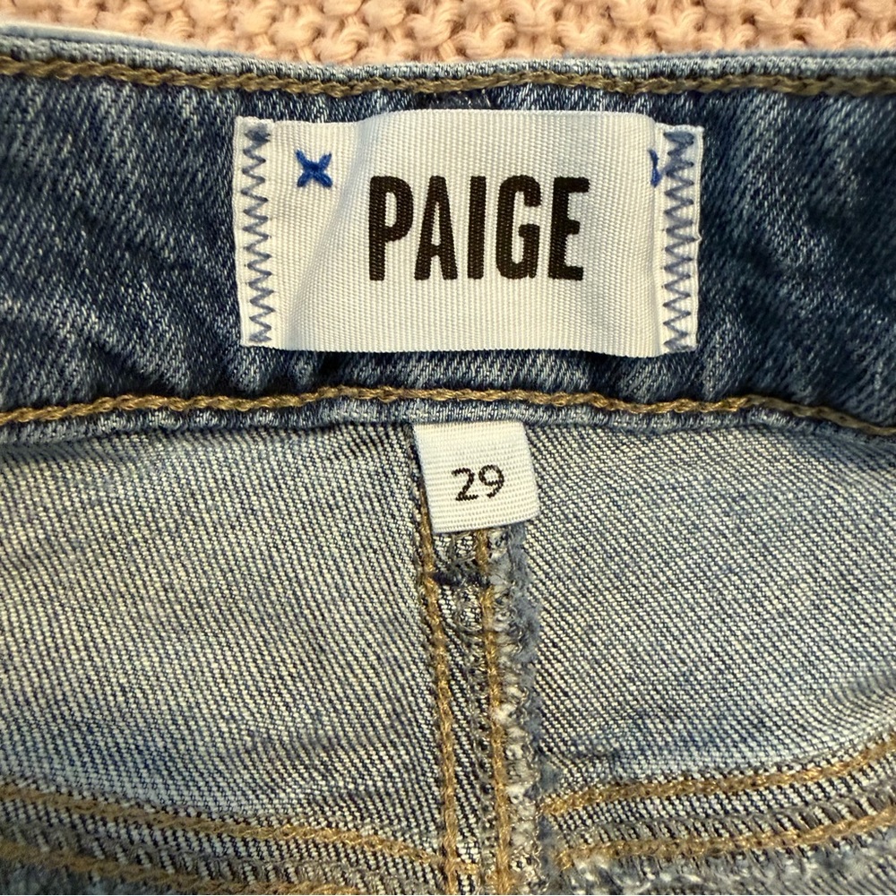 Paige Aneesa High Rise Wide Leg Cropped Jeans in Soulful size 29 - Picture 8 of 15